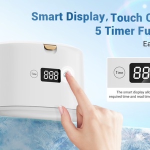45KHz Ultrasonic Cleaner with UV LED Light for Dentures,Jewelry ,Retainer,Dental Mouth Guard,<b>Toothbrush</b> <b>Head</b> - Product Image 5