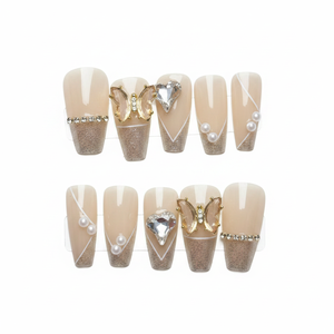 Uñas postizas Heart Dimond para una manicura rápida y temporal - Product Image 2