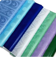 Tissu imprimé Bazin 100% Polyester, Véritable Hollandais Garanti, pour Robes Africaines, Sacs et Vêtements