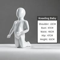 Mannequin bébé flexible pour vitrine, mannequin enfant pour présentation de vêtements