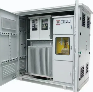 YBF-10/0,4 кВ наружная специальная подстанция коробочного типа для фотоэлектрической ветровой электростанции 630 кВА высокого и низкого напряжения