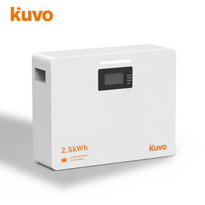 KUVO Wall <b>Mounted</b> 24V Lithium <b>Battery</b> Home Energy Storage <b>Battery</b> Pack with Smart BMS for Residential Solar System - Product Image 2