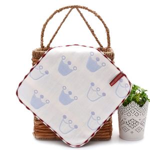 Toalla de Mano de Algodón Orgánico para Niños, Seis Capas, Babero de Limpieza, Forma Cuadrada, Técnica de Tejido, para Uso en el Hogar y el Baño - Product Image 6