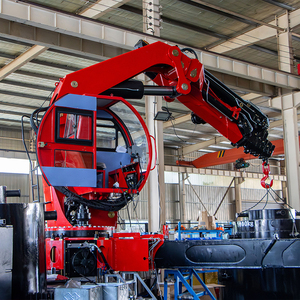 Grue à flèche articulée BOB-LIFT OEM 16-34 tonnes pour la manutention de matériaux de construction, grue hydraulique montée sur camion, flèche pliante - Product Image 1