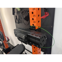 Máquina Ajustable Multifunción para Estiramiento y Tracción - para Ejercicios de Cable Cruzado, Fly, Remo de Espalda y Leg Press, Entrenamiento de Cuerpo Completo