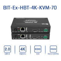Soporte para Video Wall LCD, 3840X2160 30Hz, 1920X1080 60Hz, Espacio de Color RGB444, Extensor HDBaseT con Alimentación a través de Ethernet (PoC), CE