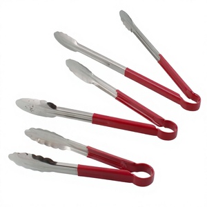 Pinzas de Cocina de Acero Inoxidable Modernas, Duraderas y de Calidad de Lujo, con Agarre Antideslizante de Grado Alimenticio, para Ensaladas, Barbacoa, Catering y Uso en Hoteles, 200 mm - Product Image 2