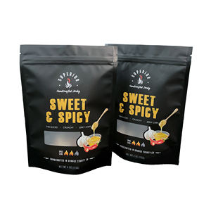 Sacs d'emballage compostables à base de plantes écologiques Pochette debout imprimée avec logo personnalisé pour aliments/collations - Product Image 4