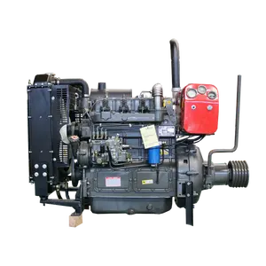 Weifang R4105 R6105 Diesel Engine With Pulley Clutch For Stationary Power For Agricultural Construction Machine