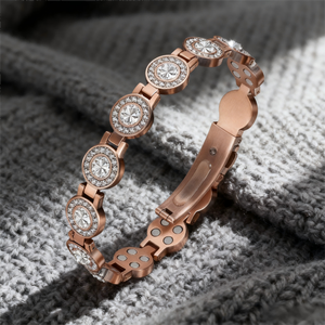 Pulsera de Cristal BioMagnético 99.99% Puro para Mujer, para Aliviar el Dolor de Artritis - Product Image 2