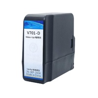 Alternative 750ml encre noire V401-D V410-D V411-D maquillage V701-D V705-D V708-D V720-D pour machine de codage VJ