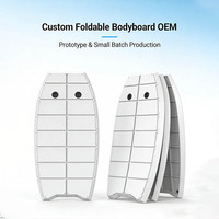Planche de bodyboard pliable personnalisée OEM, composants en plastique PE, production de bodyboards en petites séries, prototype de bodyboard, fournisseur de bodyboards