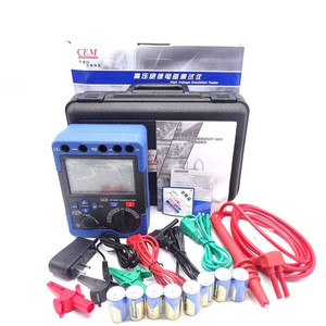เครื่องทดสอบฉนวนไฟฟ้าดิจิตอล CEM DT-6605 5kV เมกะโอห์มมิเตอร์ สำหรับทดสอบหม้อแปลงไฟฟ้า - Product Image 2