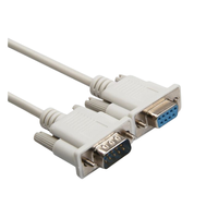 Personalizado Db9 macho a hembra conector Rs232 Cable serie