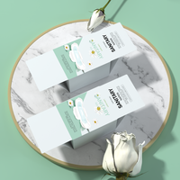 Boîte d'emballage personnalisée en papier coton doux et épais pour serviettes hygiéniques et couches pour femmes