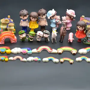 resin crafts dollhouse terrarium accessories dolls people miniature asian figurines wholesale