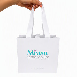Options de papier spécialisé : Finitions texturées et tactiles pour un look raffiné des sacs de courses personnalisés avec votre marque. - Product Image 2