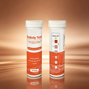 Bandelettes de <span class=keywords><strong>test</strong></span> manuelles en plastique pour la <span class=keywords><strong>salinité</strong></span> urinaire, kit de détection précis de la <span class=keywords><strong>salinité</strong></span> 0-500 mg/dL - Product Image 2