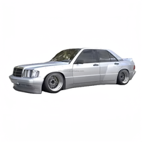 Pour Mercedes-Benz Classe C W201 190E Nouveau kit carrosserie large : Ailes, diffuseur avant, jupes latérales, spoiler de coffre, pare-chocs, kit carrosserie Rocket