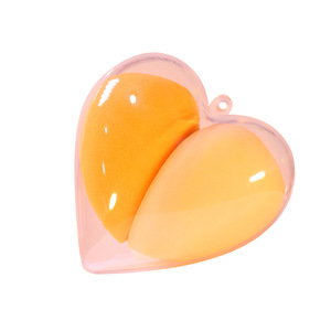 Etiqueta privada al por mayor húmedo y <span class=keywords><strong>dyr</strong></span> uso suave forma de corazón esponja de belleza juego de esponja de maquillaje - Product Image 5