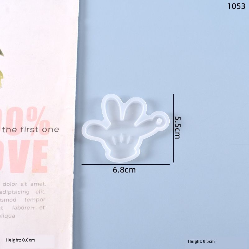 Moule d'ornement de palme 05