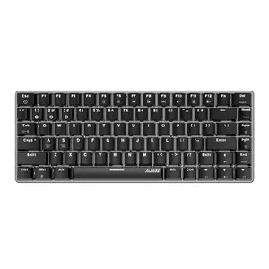 AJAZZ AK33 Wireless Keyboard Optional Compact 82-key Anti-Ghosting Backlit Mechanical Gaming Keyboard for Windows PC Gamer