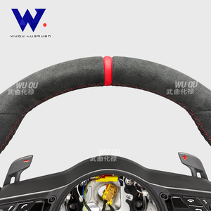 Volant en cuir de cerf nouvellement amélioré pour <span class=keywords><strong>Porsche</strong></span> Panamera 970 997 911 987 996 Cayenne 981 991.1 958 991 992 718 - Product Image 2