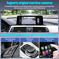 Pantalla Táctil Multimedia HD de 10.25 Pulgadas con CarPlay Inalámbrico y Android Auto para BMW X1 F48 2016-2017 Sistema NBT, Navegación para Automóvil, Pantalla Estéreo