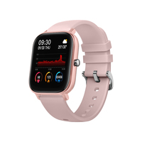 Reloj Inteligente P8 con Correa Deportiva para Hombre y Mujer, Monitor de Ritmo Cardíaco, Monitor de Sueño, Reloj Inteligente con Rastreador para Teléfono