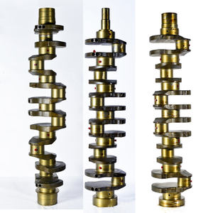 Poros engkol untuk produsen suku cadang mesin <span class=keywords><strong>Komatsu</strong></span> 6D105 6D107 6D108 6D110 poros engkol Billet besi - Product Image 1