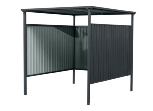 Refugio de estacionamiento de bicicletas de metal de fácil instalación para exteriores Cobertizo para motocicletas al aire libre - Product Image 5