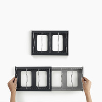 Support de rangement extensible pour couvercles de casseroles en plastique, organisateur de vaisselle et de bols, idéal pour la cuisine - Vente en gros disponible