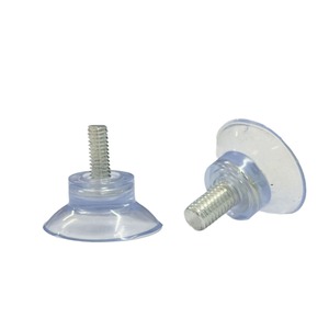 Ventouse à vis M6 8 mm en PVC transparent réglable pour quincaillerie de meubles - Product Image 4