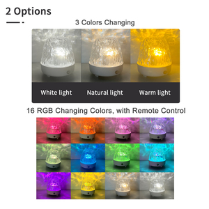 Hiện Đại Điều Khiển Cảm Ứng Thay Đổi Độ Sáng LED Dương Sóng Pha Lê Ánh Sáng 50 Màu Sắc Thay Đổi Đêm Môi Trường Xung Quanh Bảng Cho Phòng Trò Chơi Loa Nhựa - Product Image 3