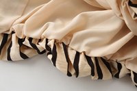 ZEVITY Robe longue décontractée d'été pour femme, imprimé rayé, sans manches, dos nu, à lacets, style licou, coupe ballon, pour la plage, Dropship