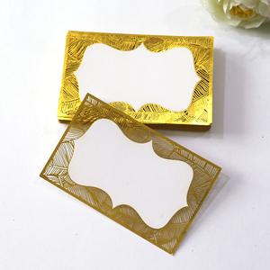 Thẻ Giấy Trắng Logo Tùy Chỉnh Bán Buôn Từ Nhà Máy Giá Rẻ Thẻ Giấy Thiết Kế Mới Lạ In Tên Khác Nhau - Product Image 4