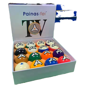 Venta Directa <span class=keywords><strong>de</strong></span> Fábrica, Juego Completo <span class=keywords><strong>de</strong></span> <span class=keywords><strong>Bolas</strong></span> <span class=keywords><strong>de</strong></span> <span class=keywords><strong>Billar</strong></span> Americanas Negras <span class=keywords><strong>de</strong></span> Resina <span class=keywords><strong>de</strong></span> Grado A, Tamaño Grande <span class=keywords><strong>de</strong></span> 57.2mm, 16 Piezas/Caja - Product Image 1