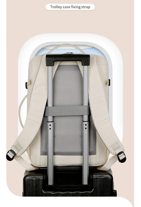 Sac à dos de voyage grande capacité avec logo personnalisé, chargement USB, sac à dos de randonnée, sac à dos d'extérieur imperméable pour ordinateur portable - Product Image 3