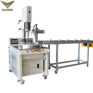 DANREL plastik kutu oyuncaklar kaynakçı Sonotrode ultrasonik otomatik döner PP PE ABS PET plastik kaynak makinesi kanca & döngü için fiyat - Product Image 1