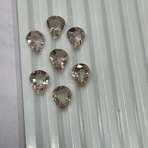 Producto a granel hecho a mano de la mejor calidad, piedras preciosas de morganita Natural con excelente acabado, forma de pera calibrada suelta tratada térmicamente - Product Image 2