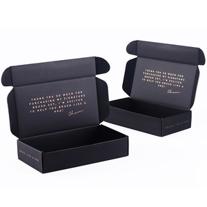 Folding Gift Custom Insert Mailers Black Folding <strong>Paper</strong> <strong>Box</strong> Black Shipping Corrugated Mailer Boxes For <strong>Watch</strong> - Product Image 6