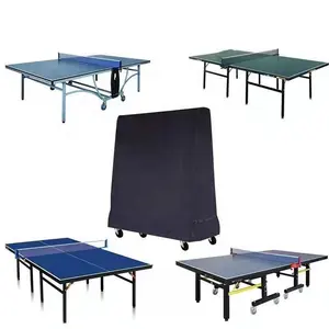 हाई क्लास फैक्ट्री डायरेक्ट सेल्स फोल्डिंग पिंग-पोंग टेबल टेनिस टेबल कवर सांस लेने योग्य वाटरप्रूफ डस्ट-प्रूफ जिम कवर