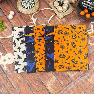 Bolsas de Algodón para Dulces de Halloween, Bolsas de Regalo con Cordón de Algodón para Dulces - Product Image 2