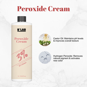 Crema Reveladora <span class=keywords><strong>de</strong></span> Peróxido para el Cabello <span class=keywords><strong>de</strong></span> Marca Privada para Salones Profesionales, <span class=keywords><strong>10</strong></span> Volúmenes, 3% Crema Reveladora para Coloración y Decoloración - Product Image 2