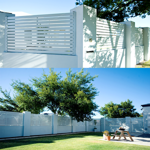 Barato al aire libre Metal Panel de hierro Jardín Aluminio Esgrima metálica <span class=keywords><strong>Valla</strong></span> de guarnición tubular <span class=keywords><strong>Valla</strong></span> de aluminio para el hogar - Product Image 2