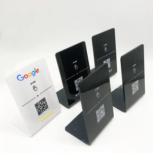 Étiquettes époxy en PVC acrylique programmables 80*80mm Code QR NFC Menu d'examen Google Tags NFC - Product Image 6