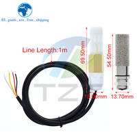Module transmetteur de sonde de température et d'humidité numérique RS485 RS 485 Modbus RTU étanche pour détection et acquisition en intérieur
