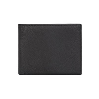 Dompet Pendek Pria Kulit Asli dengan Banyak Slot Kartu, Tempat Kartu Identitas, Penutup SIM, Kantong Koin, Lapisan Nilon Anti Maling