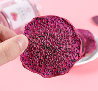 Fruits de Pitahaya Séchés Chinois, Tranches de Dragon Fruit Rouge Déshydratées pour Infusion