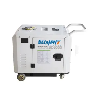 68-75dB 15L Fuel 5kw 5.5kw 230V Diesel Generator Inverter with 9.5h Continuous Running Time